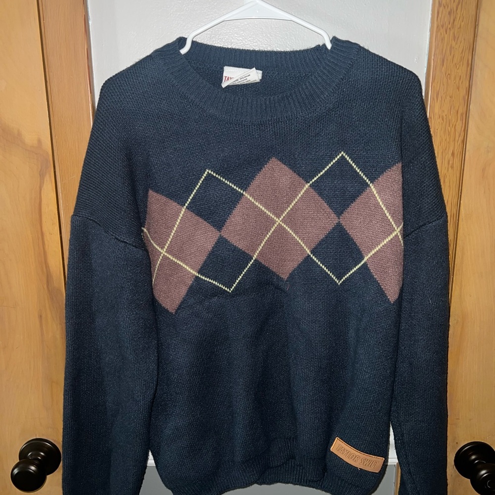 Taylor Swift Argyle Sweater
